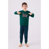 Arnetta Erkek Çocuk Yeşil Pijama Takımı - 3 - 4 Yaş