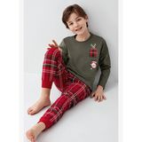 Arnetta Erkek Çocuk Yeşil Pijama Takımı