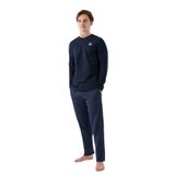 Arnetta Erkek Pijama Takımı, Lacivert, Uzun Kollu, Regular Kalıp, M Beden