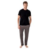 Arnetta Erkek Pijama Takımı, Siyah, XL Beden