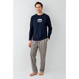 Arnetta Erkek Pijama Takımı - XL - Lacivert