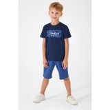 Arnetta Jungle Lacivert Erkek Çocuk Bermuda Takım - 3 - 4 Yaş