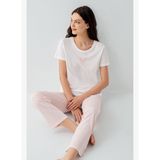 Arnetta Kadın Beyaz Pijama Takım