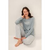 Arnetta Kadın Dream Create Love Uzun Kol Pijama Takımı