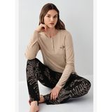 Arnetta Kadın Kahverengi Pijama Takımı