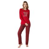 Arnetta Kadın Kırmızı Pijama Takımı 3514-S