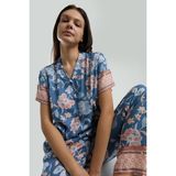 Arnetta Kadın Mavi Gömlek Pijama