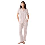 Arnetta Kadın Pijama Takımı, Pembe, Çizgili, M Beden