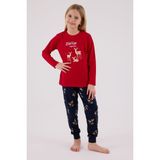 Arnetta Kız Çocuk Kırmızı Pijama Takımı - 4 - 5 Yaş