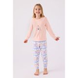 Arnetta Kız Çocuk Pembe Pijama Takımı
