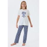 Arnetta Kız Çocuk Pijama Takım, 2-3 Yaş, AR3661-C-V1, Krem, kız-çocuk