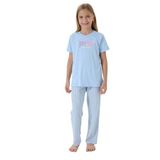 Arnetta Kız Çocuk Pijama Takım, 3-4 Yaş, AR3598-C-V1, Mavi, kız-çocuk