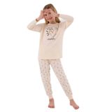 Arnetta Kız Çocuk Pijama Takımı, 2-3 Yaş, IB76859, Krem, kız-çocuk