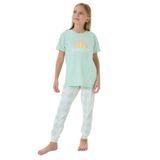 Arnetta Kız Çocuk Pijama Takımı, Yeşil, 3-4 Yaş