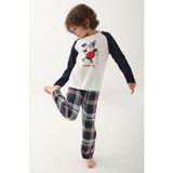 Arnetta Krem Erkek Çocuk Uzun Kol Pijama Takım - 2 - 3 Yaş