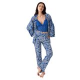Arnetta Lacivert 3'Lü Pijama Takım, M, AR3608-S-V3, Mavi, kadın
