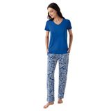 Arnetta Lacivert Pijama Takım, 3XL, AR3605-S-V3, Mavi, kadın