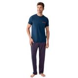 Arnetta Pijama Takım, L, AR3684-S-V1, Lacivert, erkek
