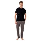 Arnetta Pijama Takım, M, AR3686-S-V1, Siyah, erkek