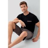 Arnetta Pijama Takım, S, AR3687-S-V1, Siyah, erkek
