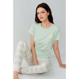 Arnetta Pijama Takım, XL, AR3576-S-V1, Yeşil, kadın
