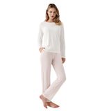 Arnetta Pijama Takımı, 2XL, AR3417-S-V2, Beyaz, kadın