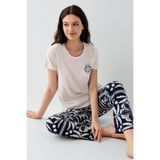Arnetta Pijama Takımı, 3XL, AR3565-S-V2, Krem, kadın