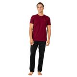 Arnetta Pijama Takımı, 4XL, AR3696-S-V2, Bordo, erkek