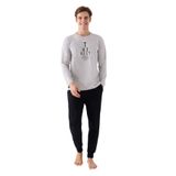 Arnetta Pijama Takımı, M, AR3142-S-V2, Gri, erkek
