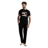 Arnetta Pijama Takımı, S, AR3336-S-V2, Siyah, erkek