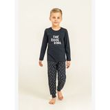 Arnetta The Cool King Baba Oğul Lacivert Uzun Kol Pijama Takım AR3821-A-V1 AR3821-A-V1