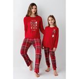 Arnetta Yılbaşı Özel Üretim Aile Pijama, Kadın Erkek ve Çocuk Pijamalar Ayrı Ayrı Fiyatlandırılır - Kırmızı - 24 - 36 Ay