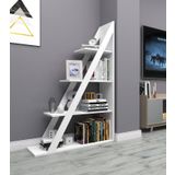 Arnetti Arven 4 Raflı Modern Kitaplık, Beyaz- Arven