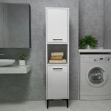 Arnetti Banyo Dolabi 2 Kapakli 5 Rafli Cok Amacli Damınol Banyo Dolabi Beyaz