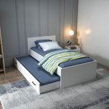 Arnetti Sofia 90X190 Yatak Uyumlu 2 Kişilik Yavrulu Karyola, Beyaz - Sofia