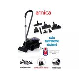 Arnica Bora 2400W Halı Döver Turbo Başlıklı Anti Alerjik Yüksek Performanslı Ve Hepa Filtreli Hijyenik Temizlik Sağlayan Torbasız Süpürge Et11372