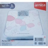 Arnica EG52100 Perfect Br 9011 Beyaz Baskül Hassas Ölçüm ve Şık Tasarım ile 150 kg Kapasite