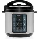 Arnica GH22300 Çok Amaçlı Pişirici 1000 W Güç, Metal Malzeme ve 17 Farklı Pişirme Seçeneği - Inox
