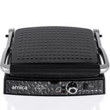 Arnıca GH26251 Diamond Granit Izgaralı Siyah Tost Makinesi