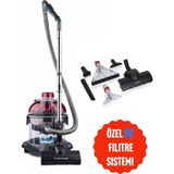 Arnica Hydra Rain Plus Su Filtreli Torbasız 2400 W Siyah Kırmızı Süpürge Halı Yıkama Makinesi