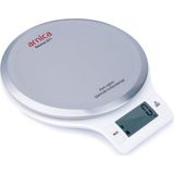 Arnica Pratik ve Hassas Elektronik Mutfak Tartısı, Kolay Kullanım, Şık Tasarım - Ahşap - Beyaz
