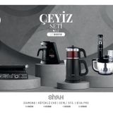 Arnica ST90010 Siyah 4'lü Çeyiz Seti
