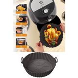 ARNİLLO Arispa Antrasit Airfryer Silikon Pişirme Kalıbı Hava Fritözü Kalıbı Air Fryer Pişirme Kağıdı Gri