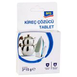 Aro Kireç Çözücü Tablet 3'Lü 12X15 G - Elektrikli Ev Aletleri İçin Etkili Temizl 8'Li Avantaj Paketi