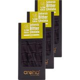 Aroha %100 Kakao Şekersiz Bitter Çikolata 240 gr 3'lü Paket Yoğun Kakao Lezzeti