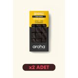AROHA %100 Kakao Şekersiz Bitter Çikolata 2'li Paket (80 G X 2 Adet)