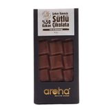 AROHA %50 Kakao Şeker Ilavesiz Sütlü Çikolata (STEVİA ILE TATLANDIRILMIŞTIR) - 80 G