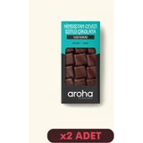 Aroha %50 Kakao Vegan Hindistan Cevizi Sütlü Çikolata 2'li Paket (80 g x 2 Adet) - 160 gr