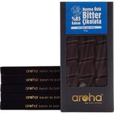 Aroha %85 Kakao Hurma Özlü Bitter Çikolata 6'lı Paket (80 g x 6 Adet) - 480 gr