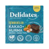 Aroha DELİDATES Bademli Deniz Tuzlu Hurmalı Çikolata 40g